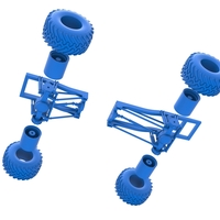 Chassis of vintage Ranger monster truck 1:25 - Thumbnail 17