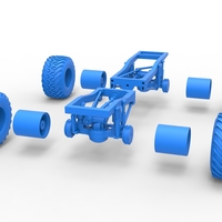 Chassis of vintage Ranger monster truck 1:25 - Thumbnail 18