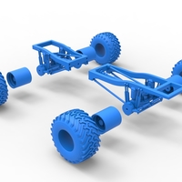 Chassis of vintage Ranger monster truck 1:25 - Thumbnail 21