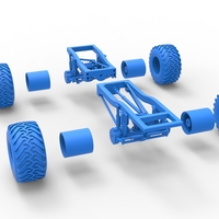 Chassis of vintage Ranger monster truck 1:25 - Thumbnail 22