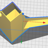 Handle watering Can Vase for flowers quadrangular base - Thumbnail 1