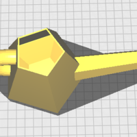 Handle watering Can Vase for flowers pentagonal base - Thumbnail 1