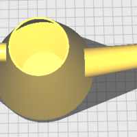 Handle watering Can Vase for flowers cylindrical base - Thumbnail 2