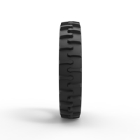 Tractor Cup tire Version 2 Scale 1:25 - Thumbnail 4