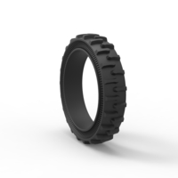 Tractor Cup tire Version 2 Scale 1:25 - Thumbnail 8