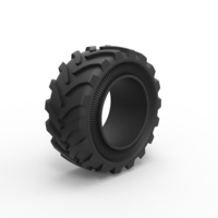 Tractor Cup tire Version 3 Scale 1:25 - Thumbnail 2