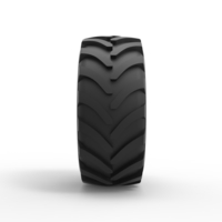 Tractor Cup tire Version 3 Scale 1:25 - Thumbnail 4