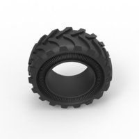 Tractor Cup tire Version 3 Scale 1:25 - Thumbnail 6