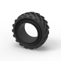 Tractor Cup tire Version 3 Scale 1:25 - Thumbnail 7