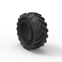 Tractor Cup tire Version 3 Scale 1:25 - Thumbnail 8