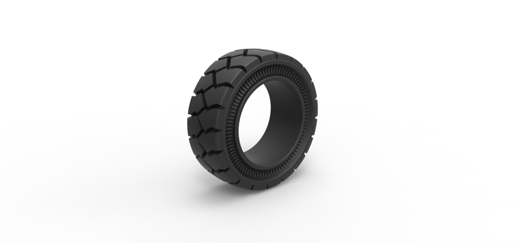 Diecast tractor Cup tire Version 4 Scale 1:25 3D Print 529919