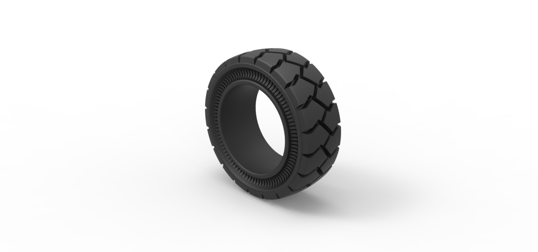 Diecast tractor Cup tire Version 4 Scale 1:25 3D Print 529924