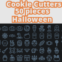 Halloween cookie cutter PACK 50 - Thumbnail 2