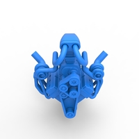 Twin turbo supercharged V8 Engine Version 4 Scale 1:25 - Thumbnail 4