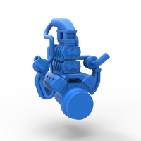 Twin turbo supercharged V8 Engine Version 4 Scale 1:25 - Thumbnail 9