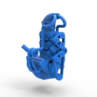 Twin turbo supercharged V8 Engine Version 5 Scale 1:25 - Thumbnail 14