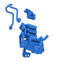 Twin turbo supercharged V8 Engine Version 5 Scale 1:25 - Thumbnail 16