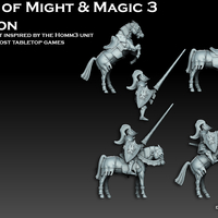 Small Heroes of Might and Magic 3 Champion 3D Printing 530102