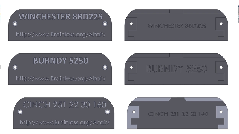 22-Position 44-PIN Top Card Edge Connector Hoods