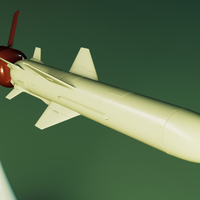 Ukrainian R-360 Neptune anti-ship missile with stand - Thumbnail 3