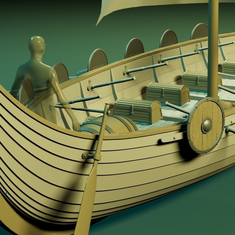 Viking Merchant Boat
