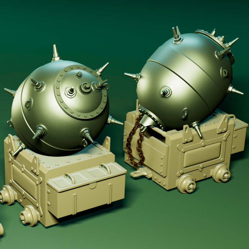 British MK XVII naval mine