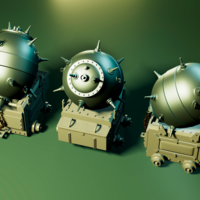 British MK XVII naval mine - Thumbnail 3