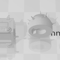 British MK XVII naval mine - Thumbnail 7