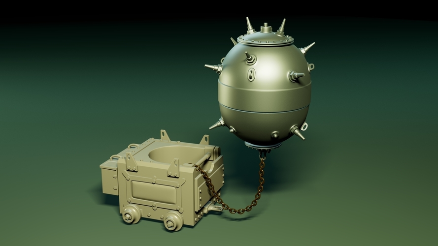 British MK XVII naval mine 3D Print 530156