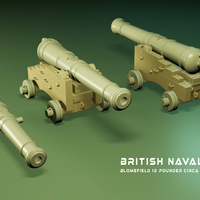 British Naval Cannon 1795 - Thumbnail 2