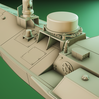 Ukrainian naval drone SeaBaby with stand resin kit files - Thumbnail 8