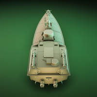 Ukrainian naval drone SeaBaby with stand resin kit files - Thumbnail 16