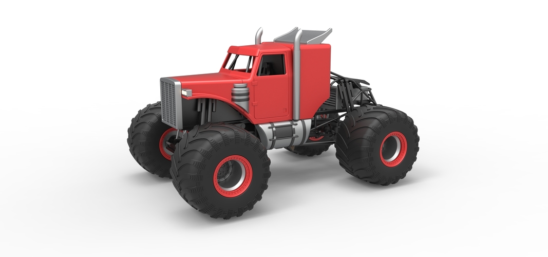 Monster Tow Truck Scale 1:25 3D Print 530219