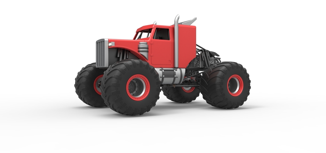 Monster Tow Truck Scale 1:25 3D Print 530220