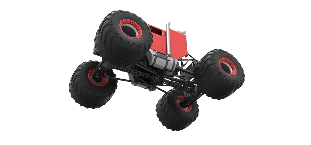 Monster Tow Truck Scale 1:25 3D Print 530221