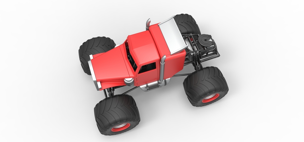 Monster Tow Truck Scale 1:25 3D Print 530222