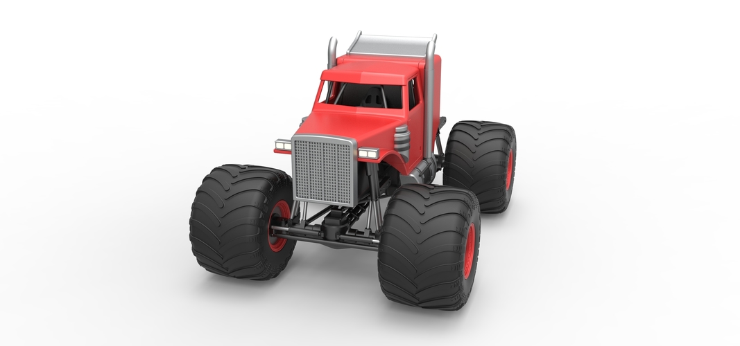 Monster Tow Truck Scale 1:25 3D Print 530223