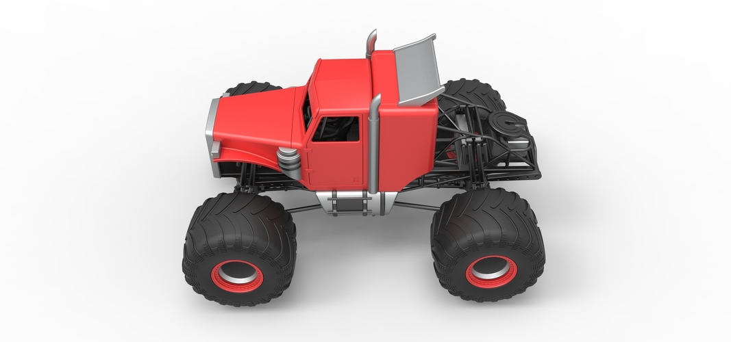 Monster Tow Truck Scale 1:25 3D Print 530228