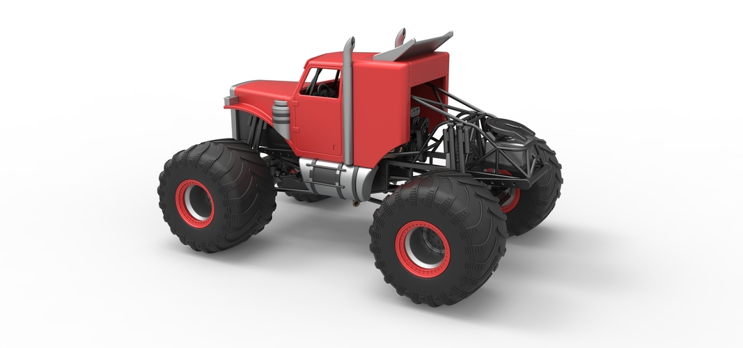 Monster Tow Truck Scale 1:25 3D Print 530230