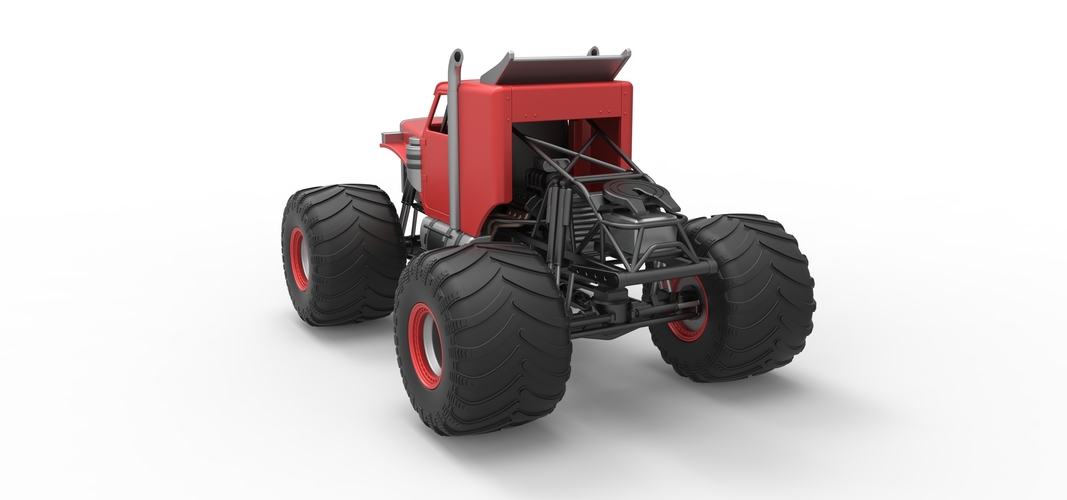 Monster Tow Truck Scale 1:25 3D Print 530231