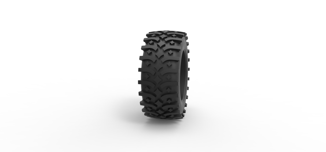 Offroad tire 106 Scale 1:25 3D Print 530249