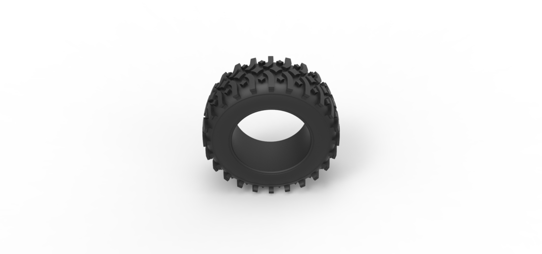 Offroad tire 106 Scale 1:25 3D Print 530252