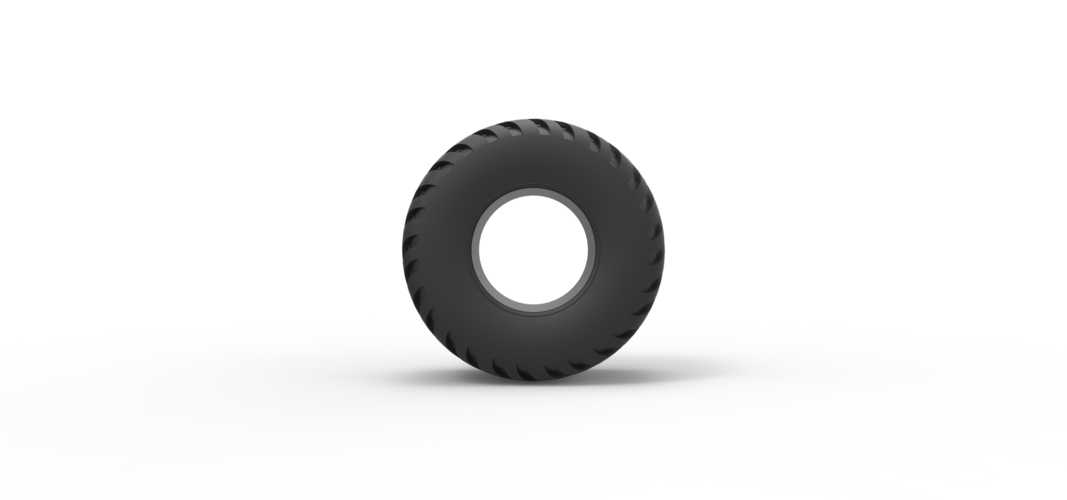 Diecast Tractor tire 18 Scale 1:25 3D Print 530262