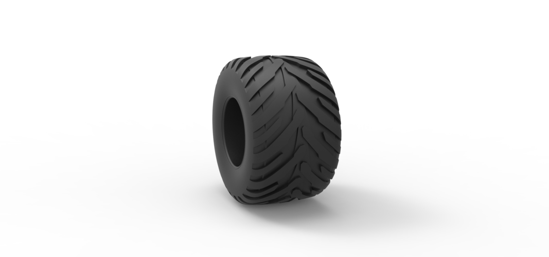 Diecast Tractor tire 18 Scale 1:25 3D Print 530265