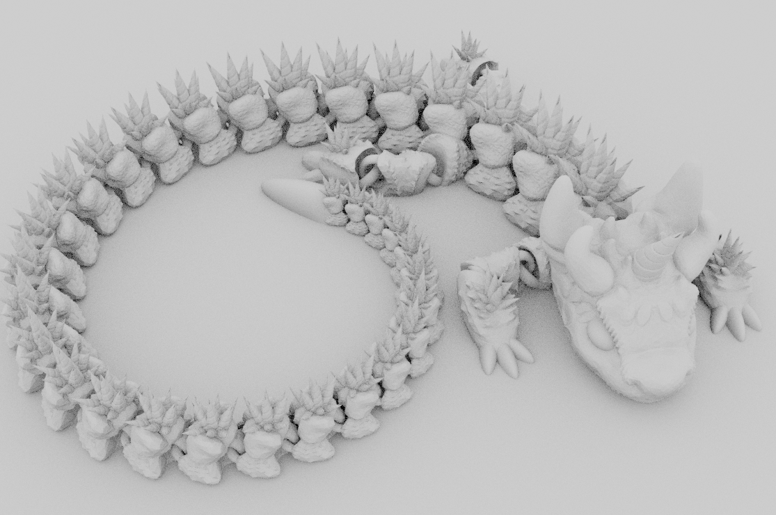 3D Printed Dragon by imlab