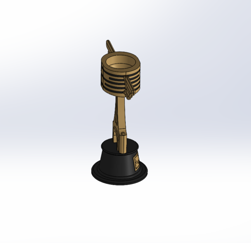 PISTON CUP TROPHY CARS 3D Print 530368