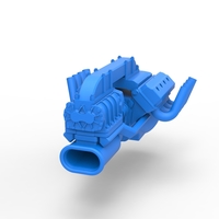 Engine V8 for vintage dragster Version 3 Scale 1:25 - Thumbnail 4