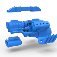 Engine V8 for vintage dragster Version 3 Scale 1:25 - Thumbnail 14
