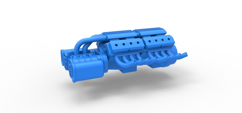 Engine 2 V8 Version 7 Scale 1:25
