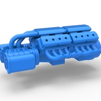 Engine 2 V8 Version 7 Scale 1:25 - Thumbnail 1